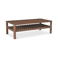 Contemporary Coffee Table with Lower Shelf