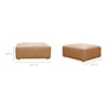 Moe's Home Collection Form Leather Ottoman
