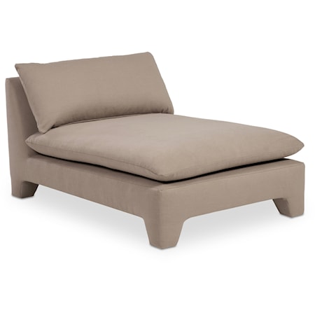 Armless Chaise