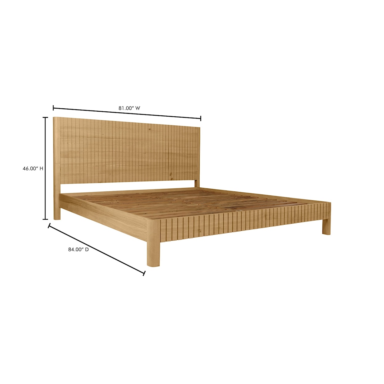 Moe's Home Collection Povera King Bed