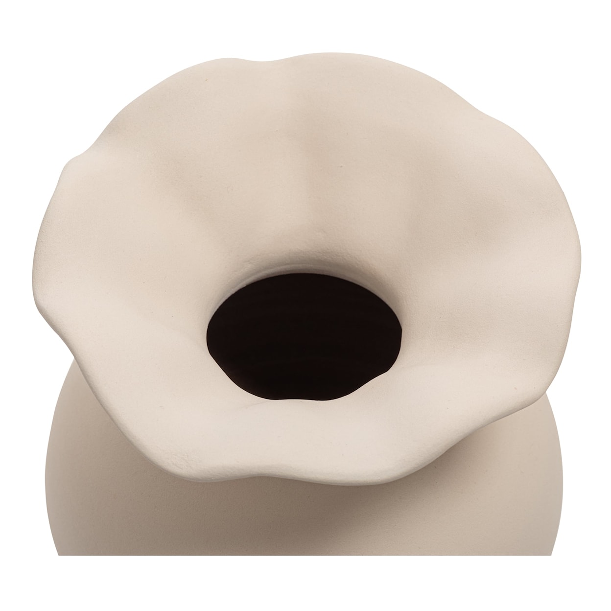 Moe's Home Collection Ruffle 12" Decorative Vessel
