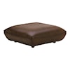 Moe's Home Collection Zeppelin Leather Ottoman