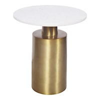 Contemporary Round Accent Table
