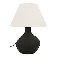 Contemporary Black Table Lamp