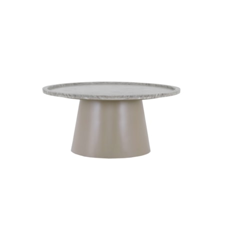 Round Marble Top Coffee Table