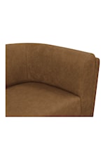 Moe's Home Collection Alora Contemporary Two-Seat Leather Sofa with Removable Cushions