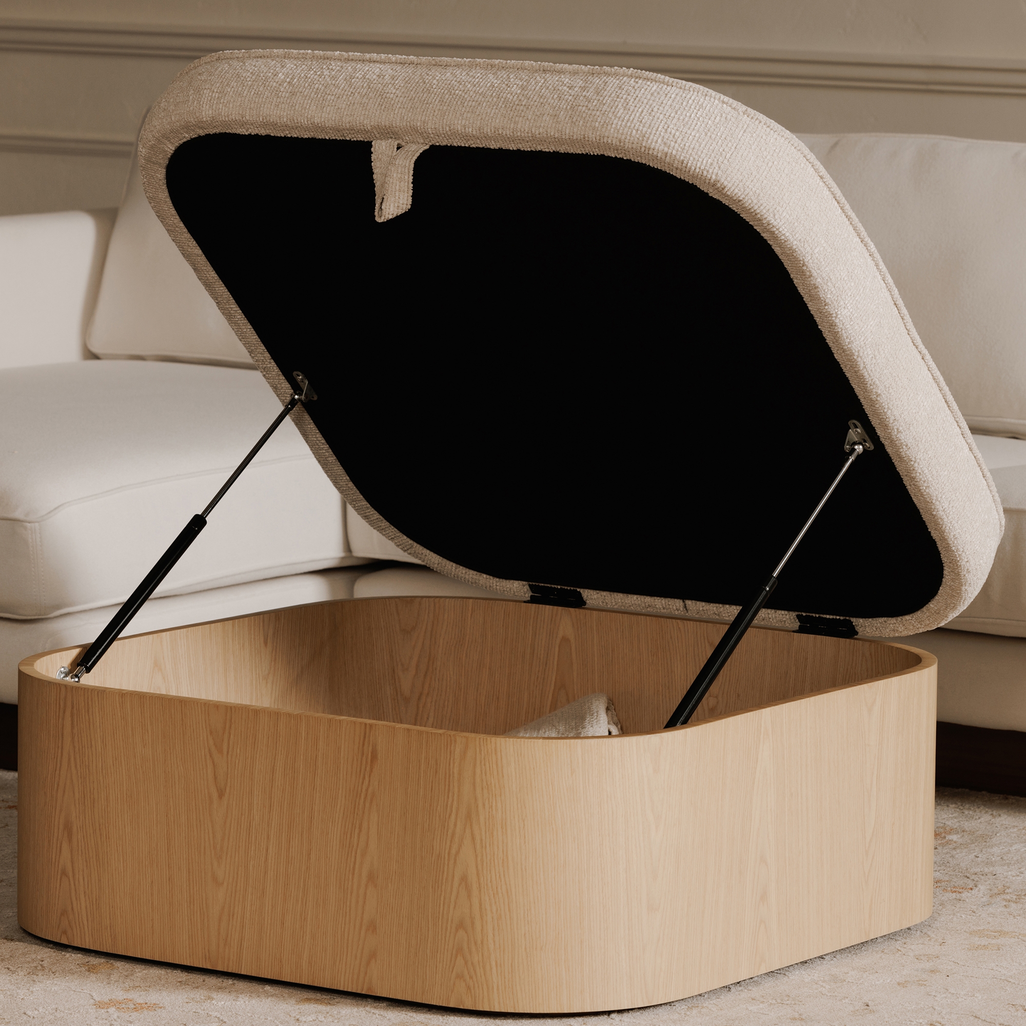 Hydraulic Lift Ottoman