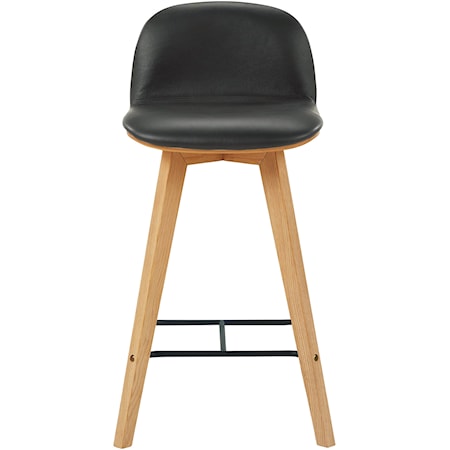 Leather Counter-Height Stool