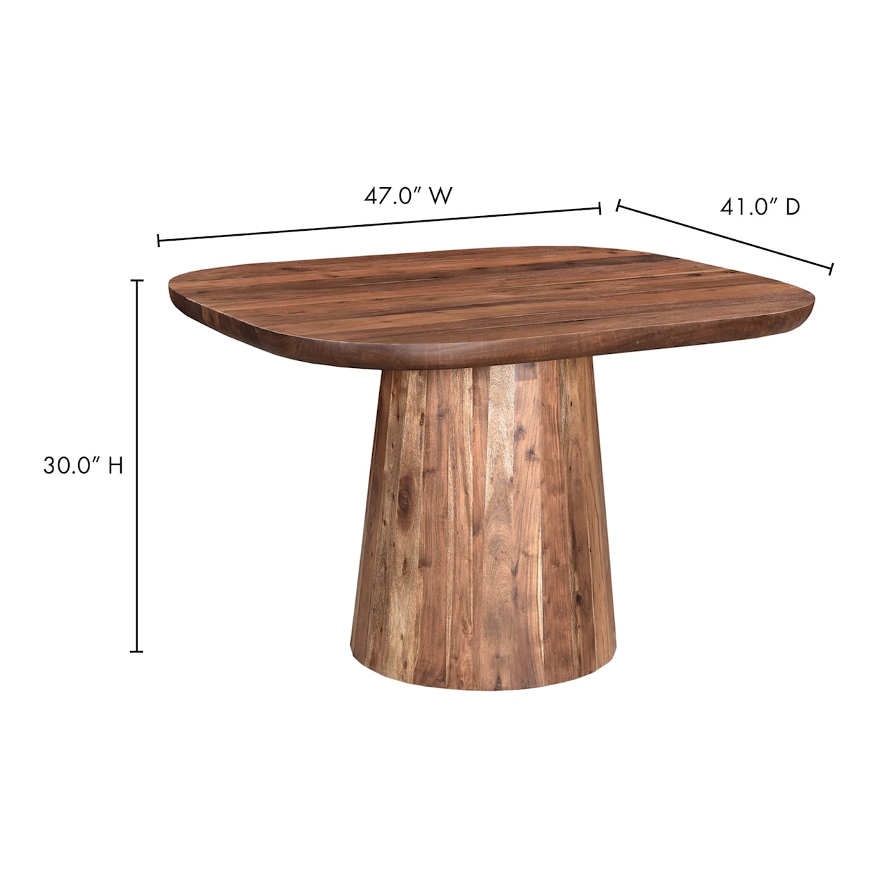 Moe's Home Collection Freed Pedestal Dining Table