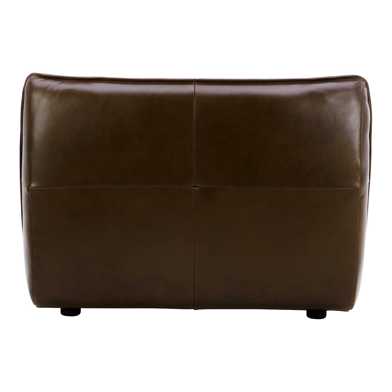 Moe's Home Collection Zeppelin Leather Slipper Chair