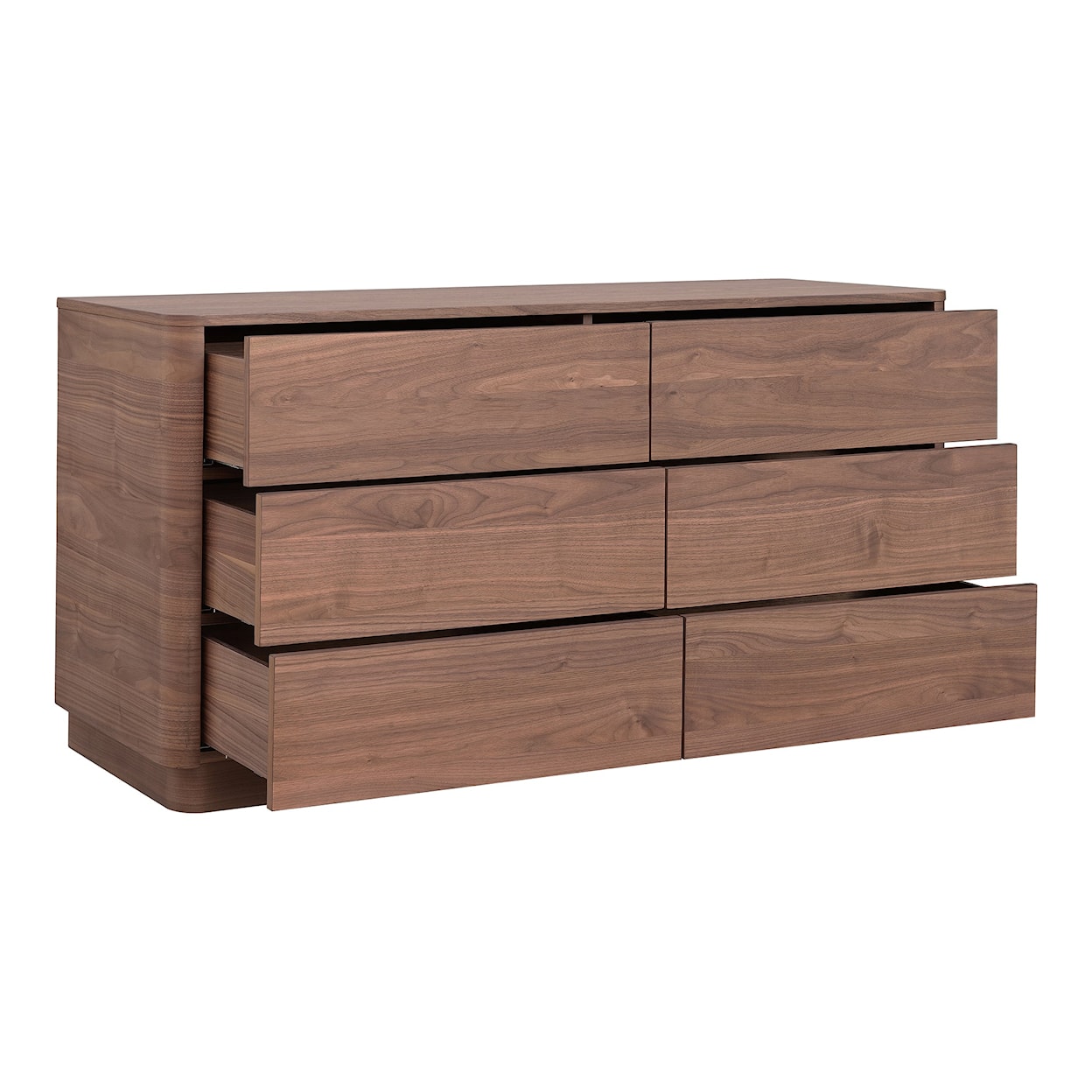 Moe's Home Collection Round Off 6-Drawer Dresser