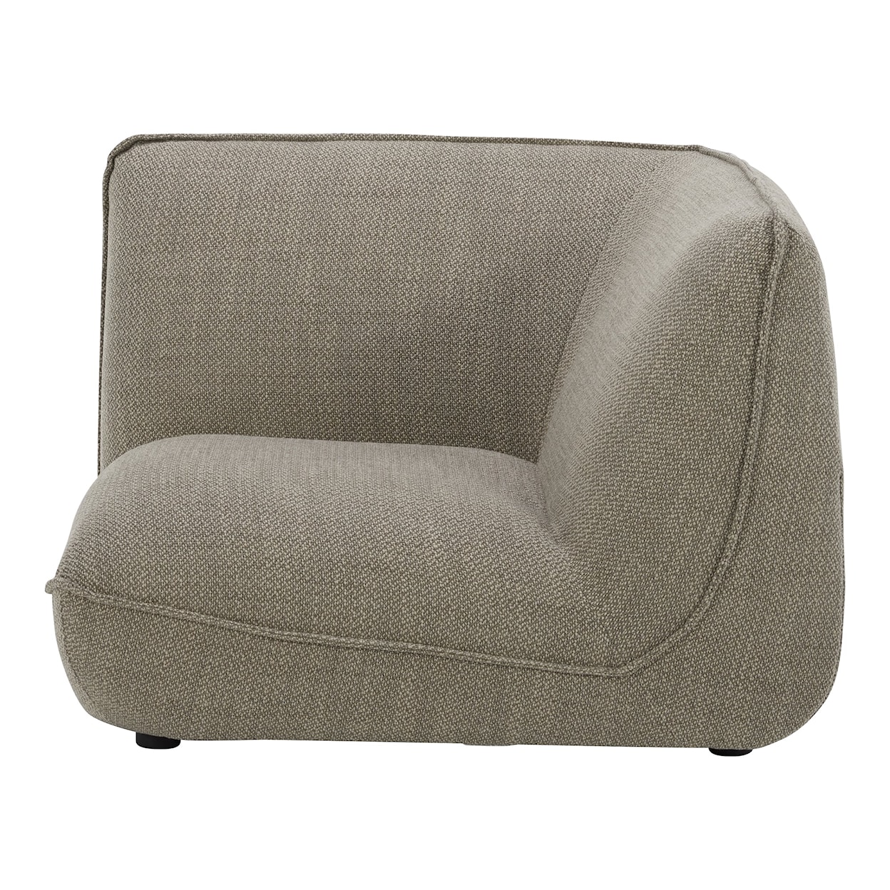 Moe's Home Collection Zeppelin Speckled Pumice Corner Chair
