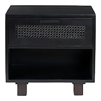 Contemporary 1-Drawer Nightstand