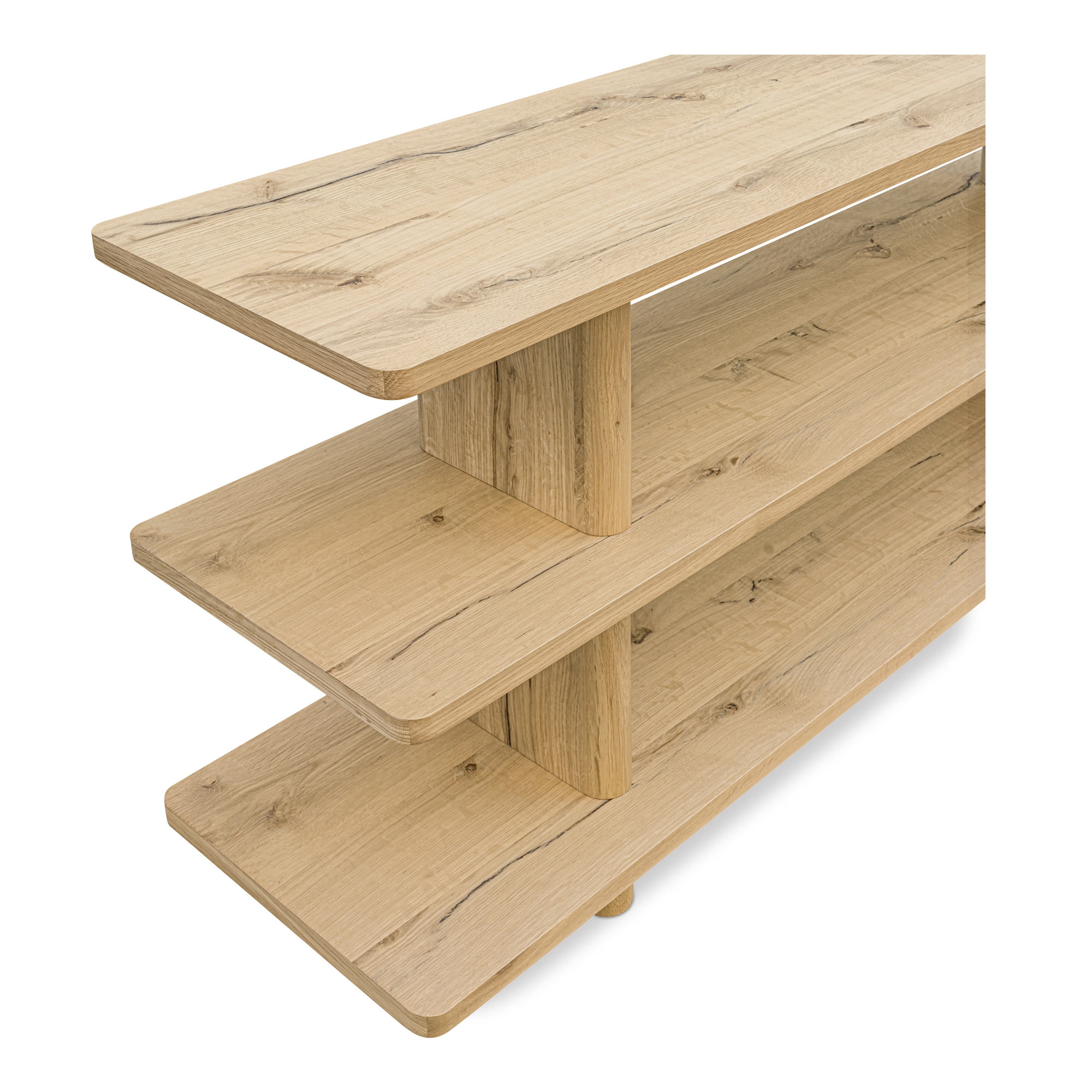 Small Solid Oak Bookcase