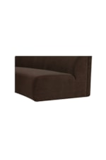 Moe's Home Collection Naomi Contemporary Concave Sofa with No Visible Legs