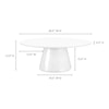 Moe's Home Collection Otago Otago Coffee Table White