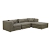 Moe's Home Collection Lowtide 4-Piece Sectional Sofa