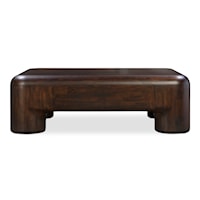 Contemporary Dark Brown Coffee Table