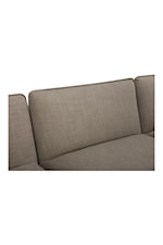 Moe's Home Collection Zeppelin Contemporary 4-Piece Speckled Pumice Modular Sectional