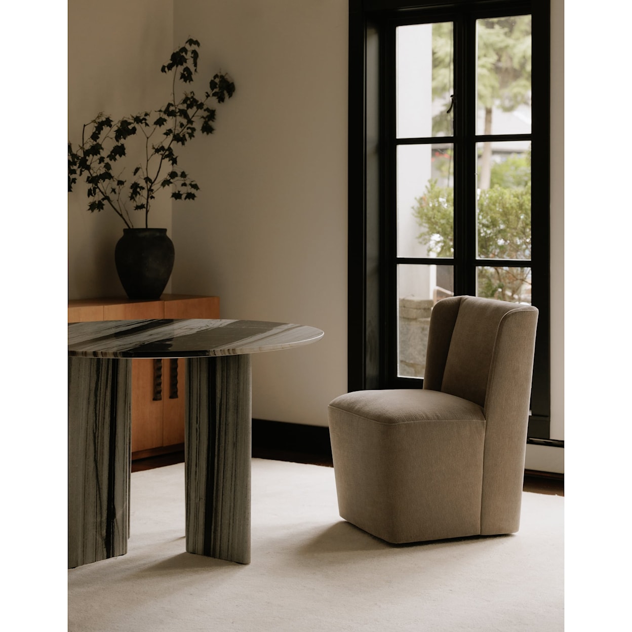 Moe's Home Collection Cormac Upholstered Dining Chair