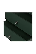 Moe's Home Collection Reagan Contemporary 2-Drawer Nightstand with Knock Style Handles