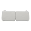 Moe's Home Collection Zeppelin 3-Piece Stone White Modular Sectional