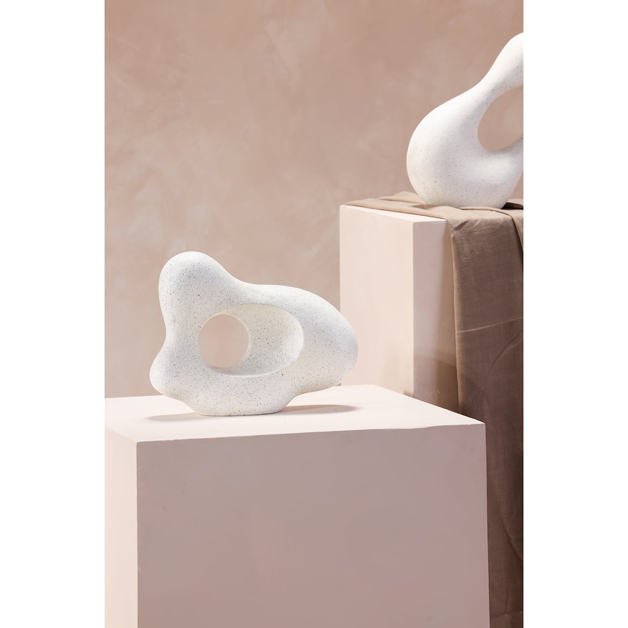 Moe's Home Collection Matter Matter Ecomix Sculpture Flecked Stone