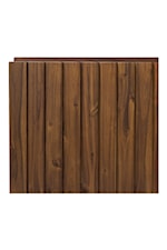 Moe's Home Collection Lincoln Mid-Century Modern Media Cabinet with Overlapping Wooden Panels