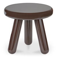Contemporary Round Accent Table