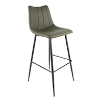 Contemporary Upholstered Barstool