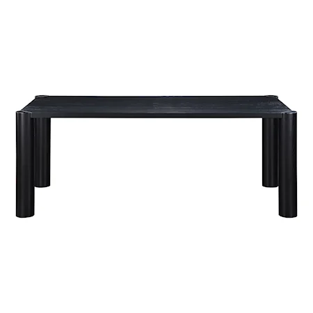 Contemporary Rectangular Small Solid Oak Dining Table