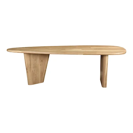 Contemporary White Oak Dining Table