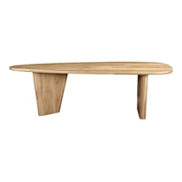 Contemporary White Oak Dining Table
