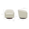 Moe's Home Collection Oscy Swivel Chair