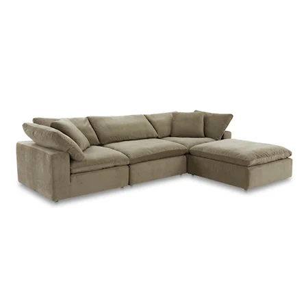 Contemporary 4-Piece Sectional Sofa
