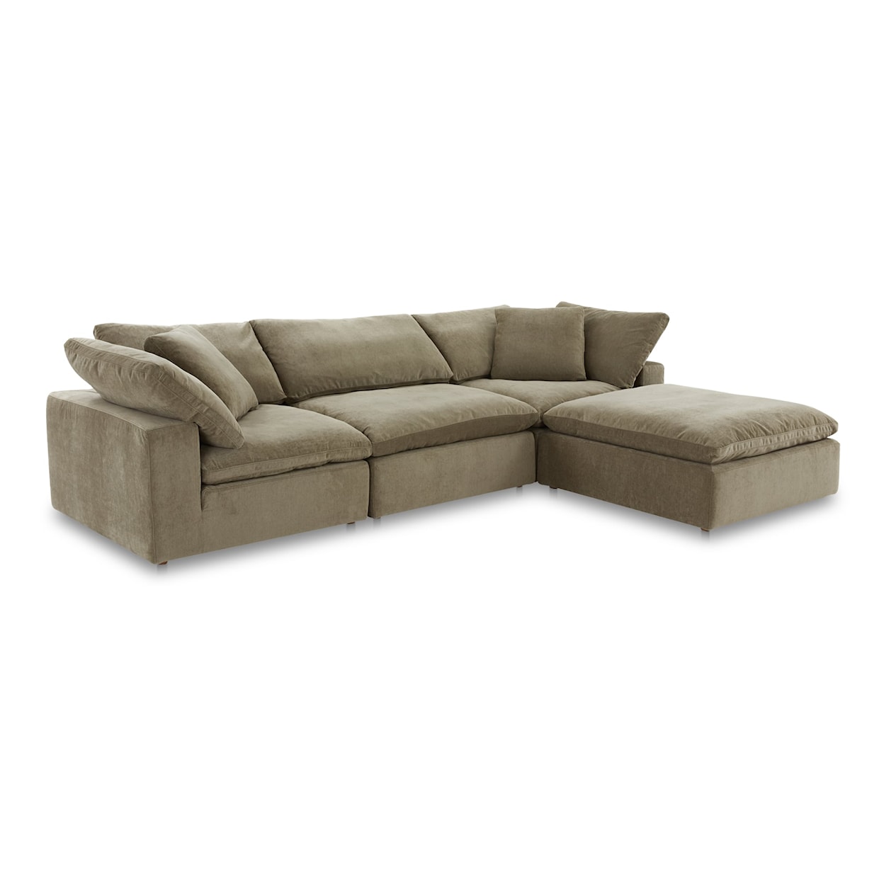 Moe's Home Collection Clay Lounge Sectional Sofa