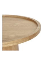 Moe's Home Collection Cohen Contemporary Round Coffee Table with Tray Top