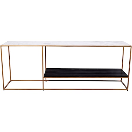 Marble Top Media Console