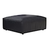 Moe's Home Collection Form Leather Ottoman