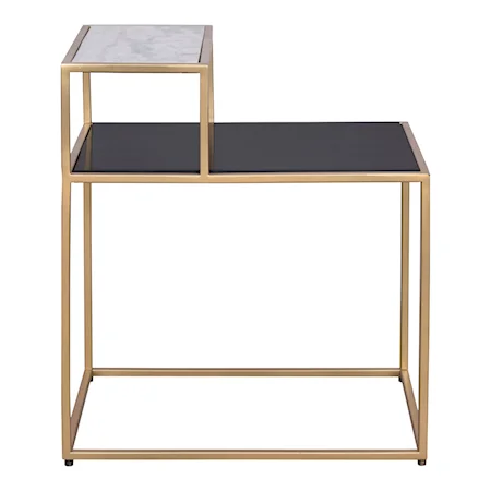 Contemporary Marble Side Table