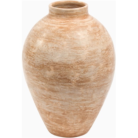 Terracotta Vase 16In