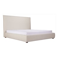 Contemporary King Upholstered Bed