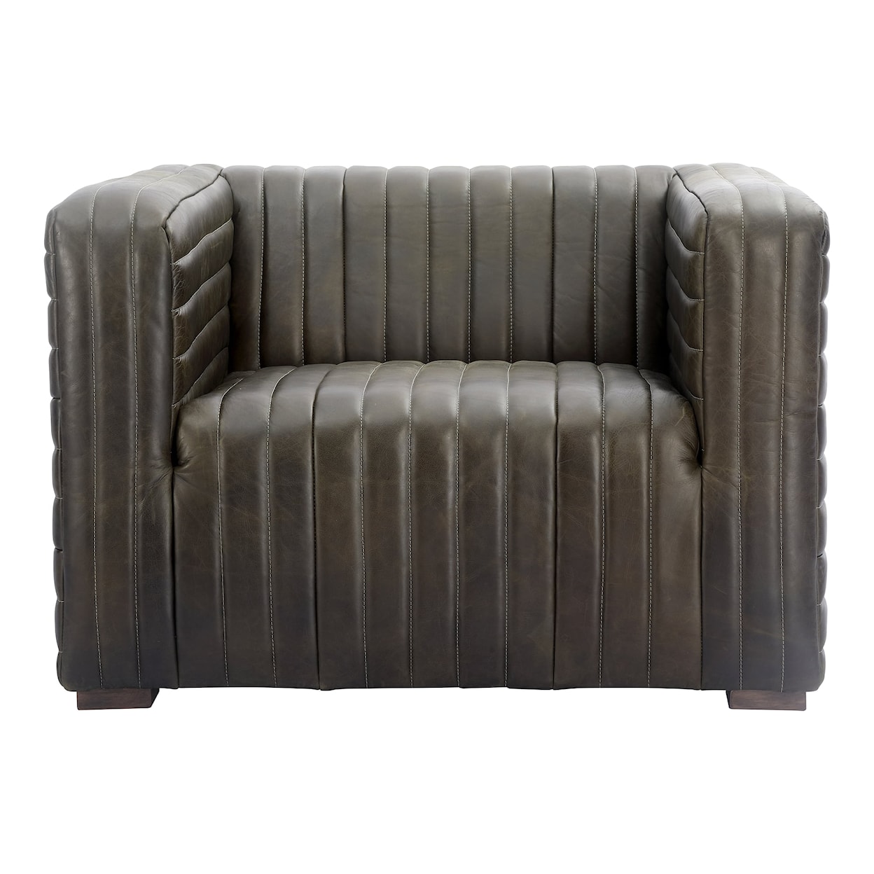 Moe's Home Collection Castle Leather Chair