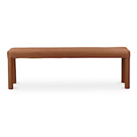 Contemporary Fully Upholstered Dining Bench