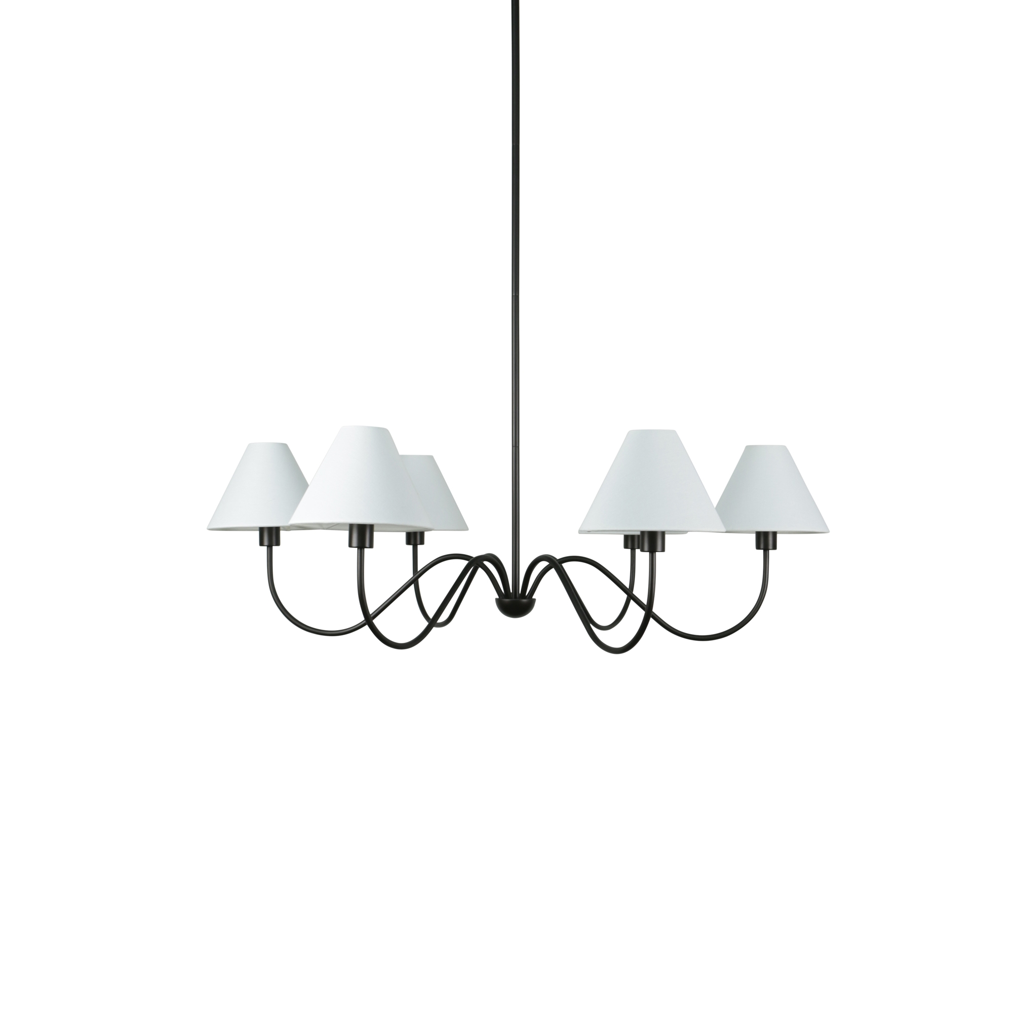 Whitney Chandelier Blackened Bronze