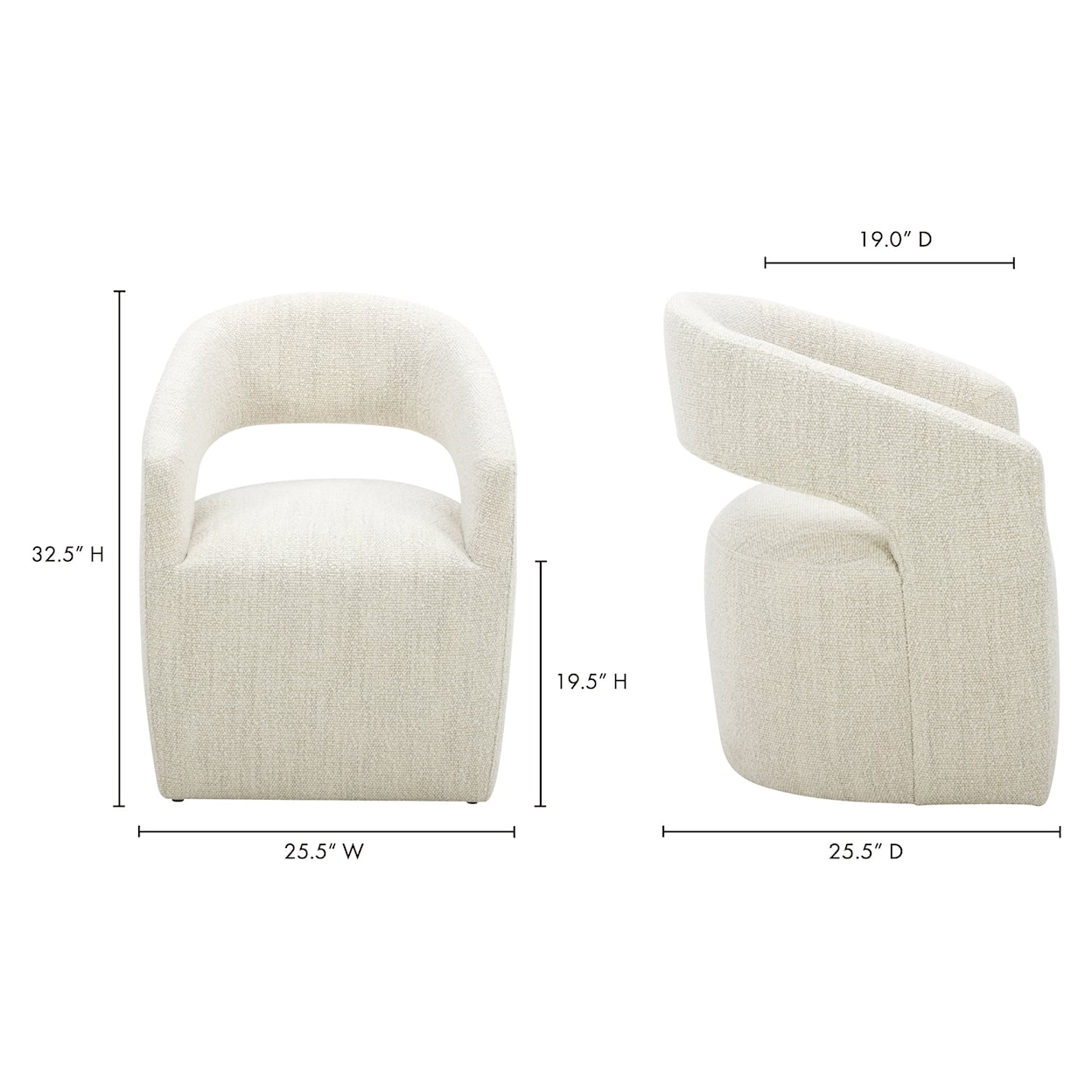 Moe's Home Collection Barrow Dining Chair