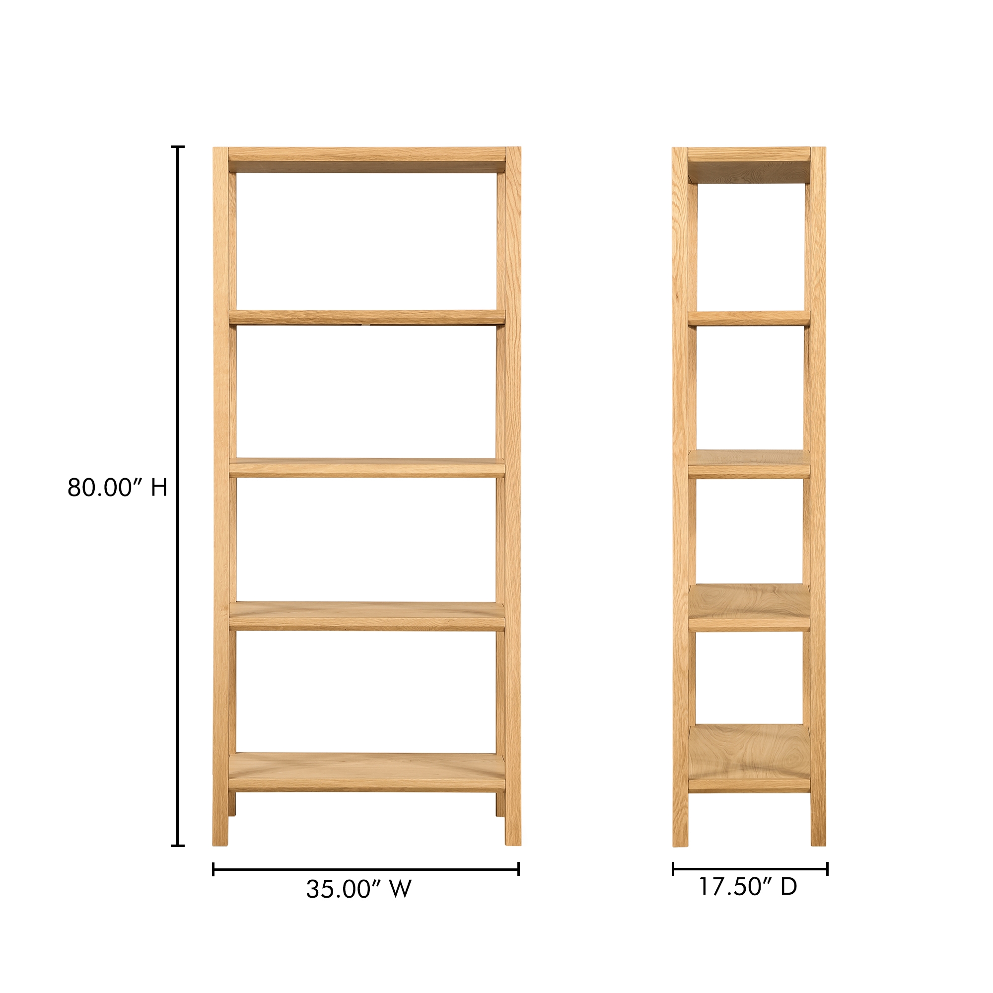4-Shelf Bookcase