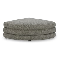 Contemporary Curved Ottoman