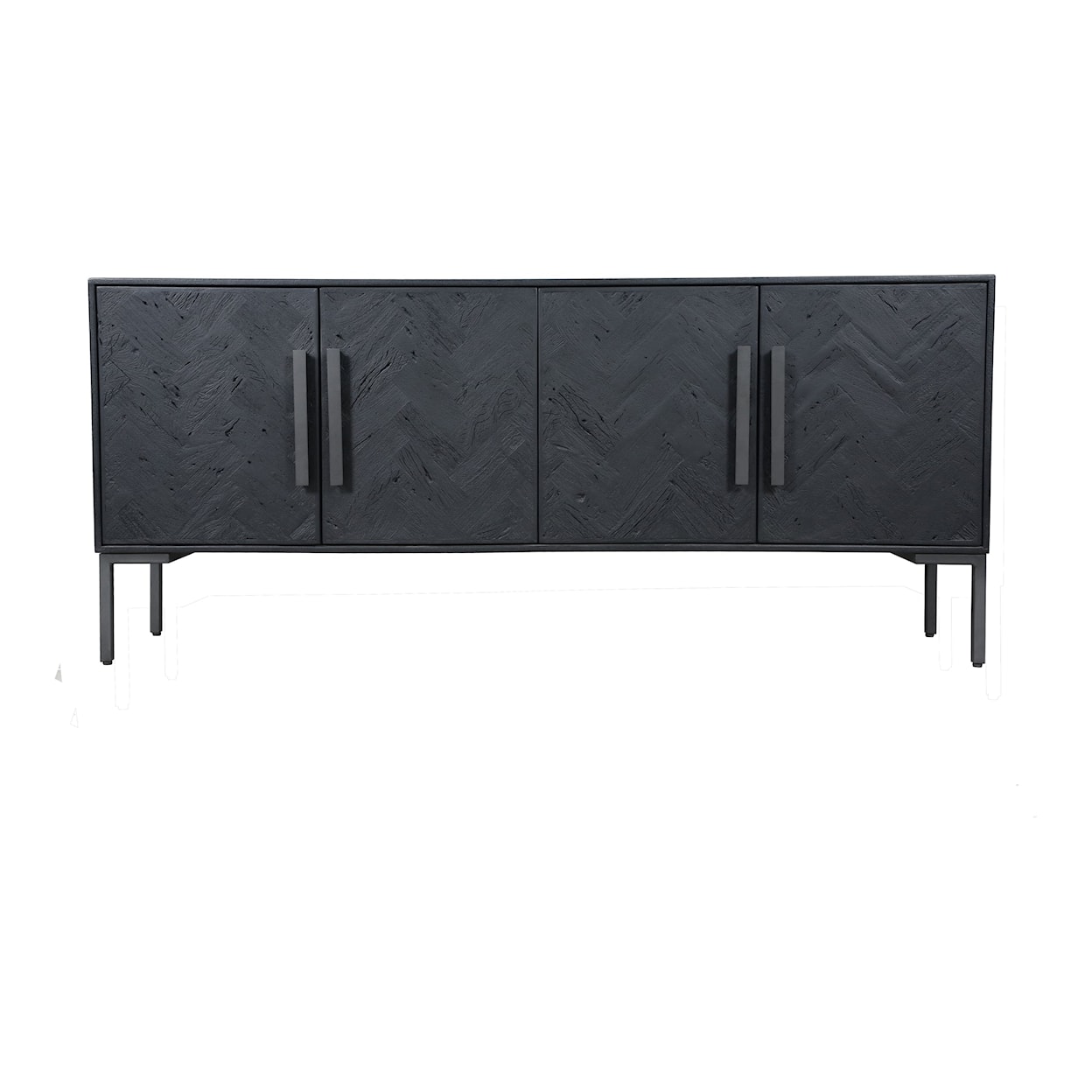 Moe's Home Collection Fishbone Solid Mango Wood Dining Sideboard