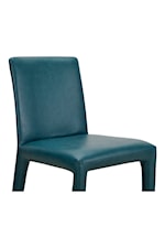 Moe's Home Collection Monte Contemporary Dining Chair with Vegan Leather